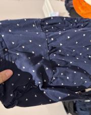 Robe bleu marine cœur 86cm CA