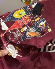 Pyjama pantalon Harry Potter bordeaux SM 2ans