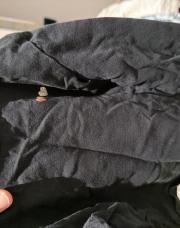 T-shirt manches longue noir + 3 cœurs Tao 2ans