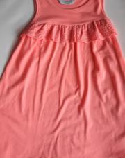 Robe d ete  rose corail 
