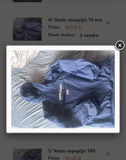 Veste napajiri 14 ans
