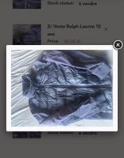 Veste river Wood 14 ans