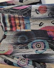 Blouse grise m/multicolore T50-52 Paprika 