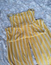 Combi pantalon moutarde taille s