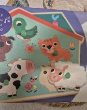 Puzzle en bois animaux