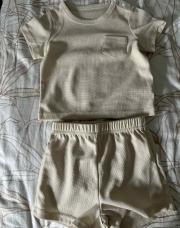 Ensemble beige garçon 9-12mois shein
