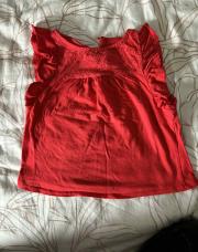 T shirt rouge fille Kiabi 4ans