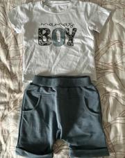 Ensemble garçon mama boys Shein 9-12m