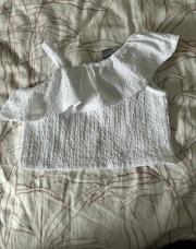 Top fille blanc Kiabi 5ans