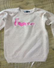 Pull rose c&a 10 ans 