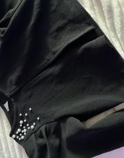Gilet perle noir 6a