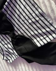 Blouse ligné noeud 6a