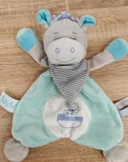Doudou bleu ciel petit matelot 
