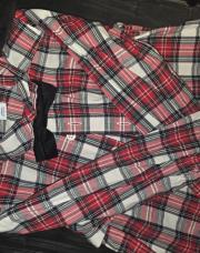 Chemise carreaux avec noeud papillo 