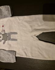 Pyjama blanc ours 6m