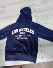 sweat capuche bleu foncé Los Angeles 6 ans/120