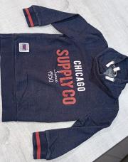 sweat  marine col montant chicago 5 ans  La redoute