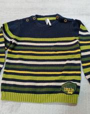 pull ligné vert hiver  23 mois/86 Orchestra little boy