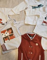 Lot de 4 T-shirts Obaibi 6 mois + le gilet offert 