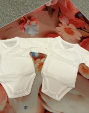 Lot 2 body blanc - 1 mois 