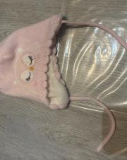 Bonnet Hibou rose H&M 62/68 