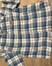 Chemise cadeau bleu claire 12 mois 