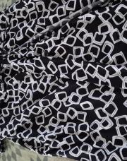 Longue robe noir et blanche 40 