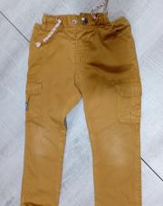 Pantalon cargo hiver doublé brun Gemo 3 ans