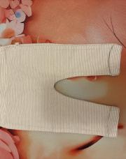 Legging beige rayé - 6 mois 