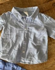 Chemise bleu H&M 6 mois 