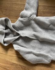 Gilet gris oreilles de lapin NEXT 6-9 mois 