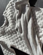 Ensemble gris gaufrés 80cm primark