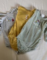 Lot de 3 bodies Petit Bateau 