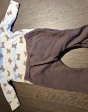 Ensemble ourson Zeeman 56 cm