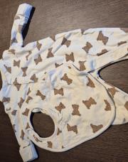 Ensemble Pyjama bavoir ourson Zeeman 50 cm