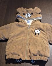 Veste hiver marron oreilles 70 cm