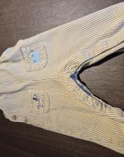 Salopette lignée jaune Sergent Major 74 cm