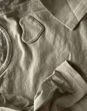 Blouse vertbaudet 3M vert avec cœur 