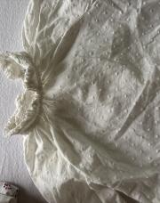 Blouse vertbaudet blanche 3M 