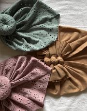 Bonnets lilas vert beige 