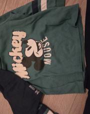 Pull mickey+bandana 12-18 mois