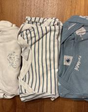 Lot de 3 bodies Petit Bateau 6m