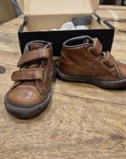 Converse brune cuir 19