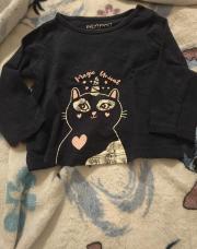 T-shirt longue manches 68 cm 