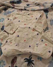 Pyjama cœur 68 cm 
