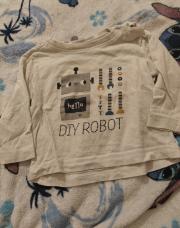 T-shirt manches longues 68 cm 