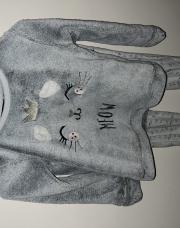 Pyjama gris chat (5ans)