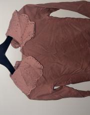 T-shirt m.longues col dentelle (5)