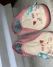 Pantoufles roses chat (22)