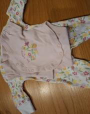 Ensemble pyjamas, body fleurs 